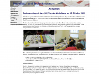 modellflug-museum.de Webseite Vorschau