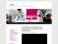 ooeg.tv Webseite Vorschau