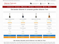 gitarren-test.com Webseite Vorschau