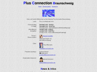 plusconnection.de Webseite Vorschau