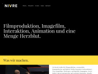 nivre.net Webseite Vorschau