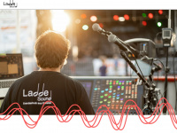 laddesound.ch Webseite Vorschau