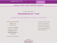 dr-tovar.de Webseite Vorschau