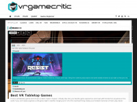 vrgamecritic.com Webseite Vorschau