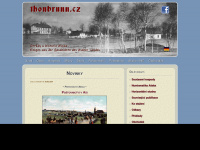 thonbrunn.cz Webseite Vorschau