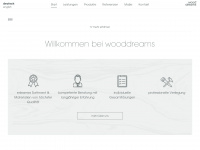 wooddreams.at Webseite Vorschau