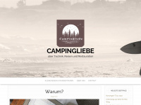 campingliebe.blog Webseite Vorschau