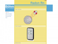 boehm-radon.ch Webseite Vorschau