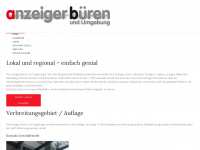 anzeigerbueren.ch Webseite Vorschau
