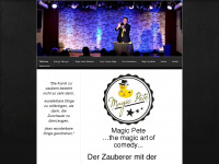 magic-pete.de Webseite Vorschau