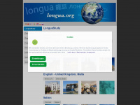 longua.de Webseite Vorschau
