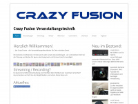 crazyfusion.jimdo.com Webseite Vorschau