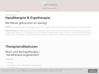 ergotherapie-hand.at Webseite Vorschau