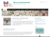 manus-kreativwerkstatt.de Webseite Vorschau
