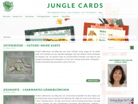 jungle-cards.de Webseite Vorschau