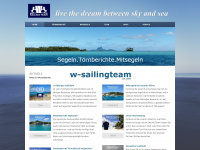 w-sailingteam.com Webseite Vorschau