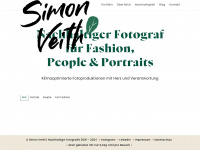 simon-veith.com Webseite Vorschau