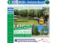 reisemobilstellplatz-mureck.at Webseite Vorschau