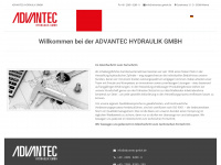 advantec-hydraulik.de Webseite Vorschau
