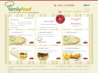family-food.de Webseite Vorschau