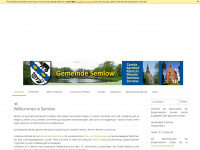 semlow.info Webseite Vorschau