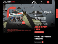alpin-kg.at Webseite Vorschau