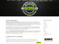 mission-natural-bodybuilding.net Webseite Vorschau