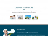 blockpraktikum-landpartie-harlingerland.de Webseite Vorschau