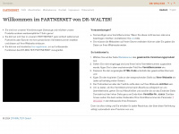 dr-walter-partnernet.com Webseite Vorschau