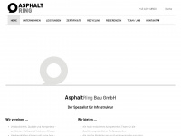asphaltring.at Webseite Vorschau