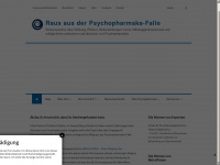 die-psychopharmaka-falle.de Webseite Vorschau