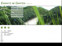 einsatz-im-garten.ch Webseite Vorschau