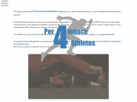 performance4athletes.de Webseite Vorschau