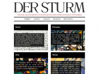 sturm-edition.de Webseite Vorschau