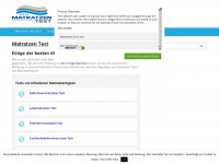 matratzen-tests.com Webseite Vorschau