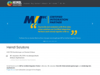 heindl-solutions.com Webseite Vorschau