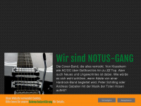 notus-gang.ch Webseite Vorschau