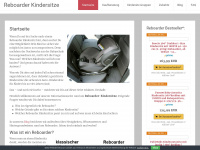 reboarder-kindersitze.org Webseite Vorschau
