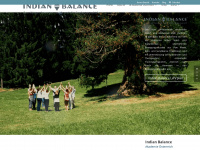 indian-balance.at Webseite Vorschau