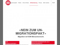 migrationspakt-stoppen.ch Webseite Vorschau