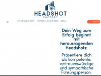 headshot-factory.ch Webseite Vorschau