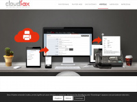 cloudfax.pro Webseite Vorschau