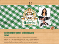 freiberger-oktoberfest.de Webseite Vorschau