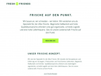 freshandfriends.de Webseite Vorschau