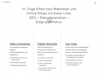 page-effect.de Webseite Vorschau