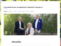 tutzinger-akademiefreunde-gruenwald.de Webseite Vorschau