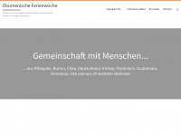 oekumenische-ferien.ch Webseite Vorschau