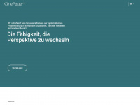 onepager.eu Webseite Vorschau