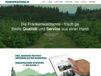 frankenwaldtanne.de Webseite Vorschau