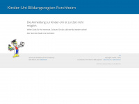 kinderuni-forchheim.de Webseite Vorschau